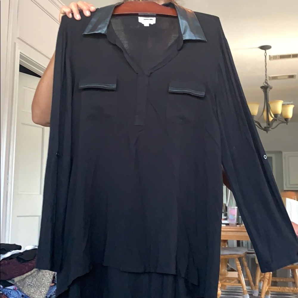 Women’s black Joseph blouse